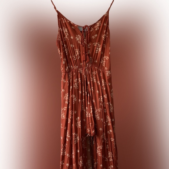 🔵 Xhilaration Women's Floral Print Maxi Dress - Picture 2 of 7